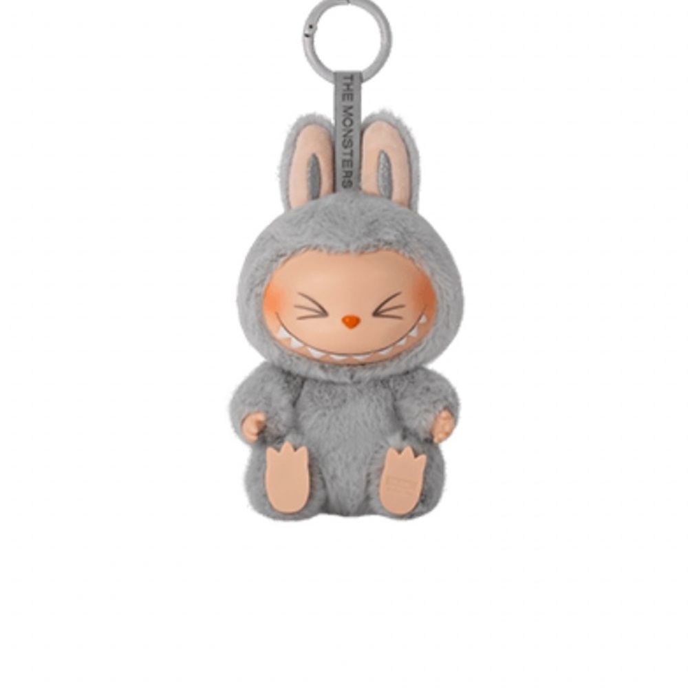 Gray Plush Keychain by The Monsters
